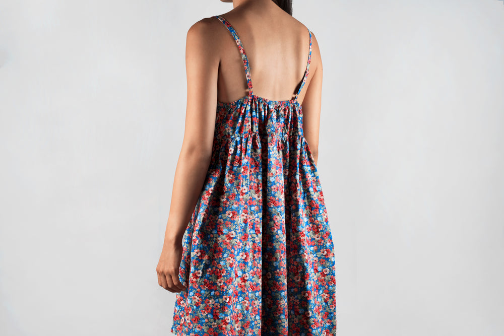 light summer dress with flowers