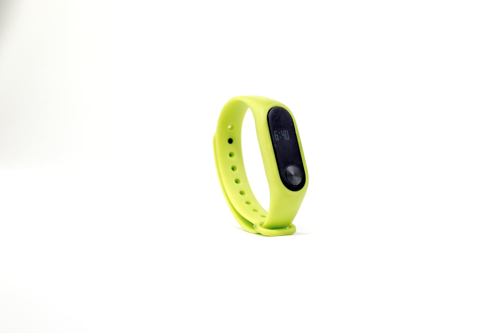 lime green fitness tracker