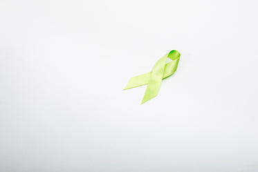 lime green ribbon angle