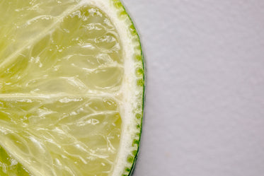 lime slice close up