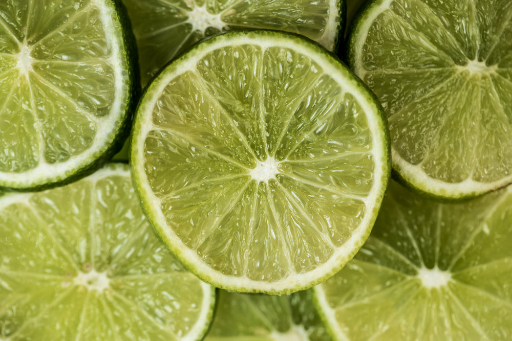 lime slices pile