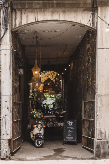 little coffee shop tunnel