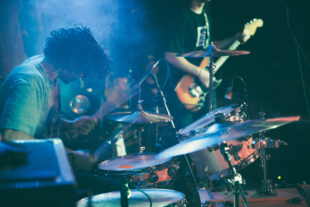 bateria em show ao vivo