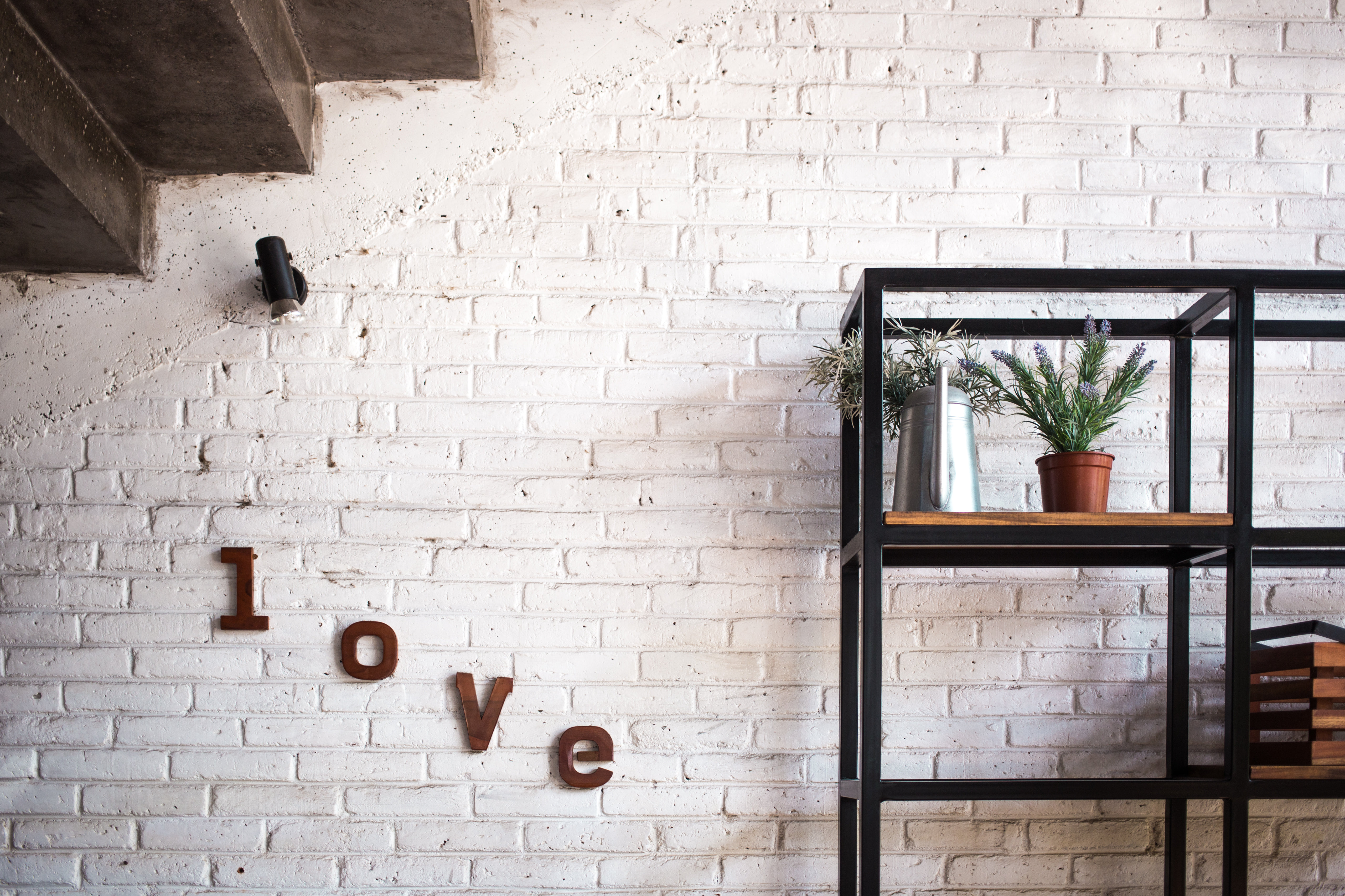 Living Room Brick Wall