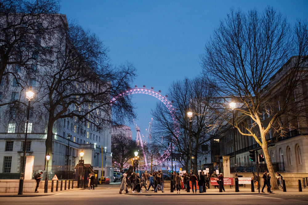 london at night