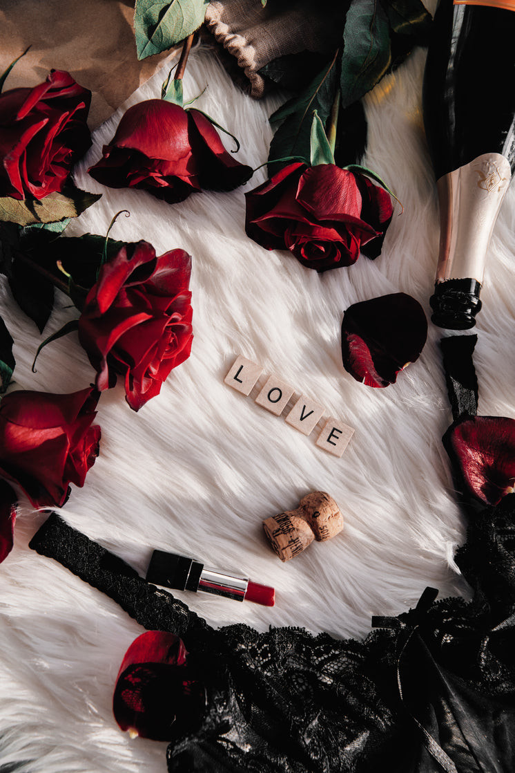 Love Letters And Roses On Fur