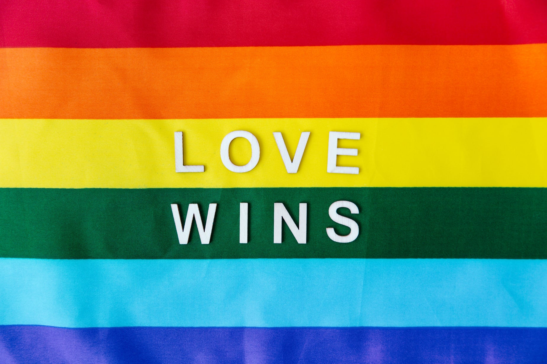 High Res Love Wins Pride Flag Picture — Free Images