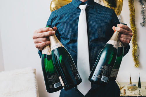 luxury champagne celebration
