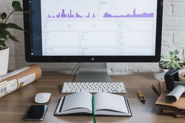 Mac Computer On Desk