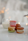 macarons with blurred lights