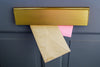 mail in a letterbox