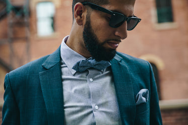 man in suit & bowtie