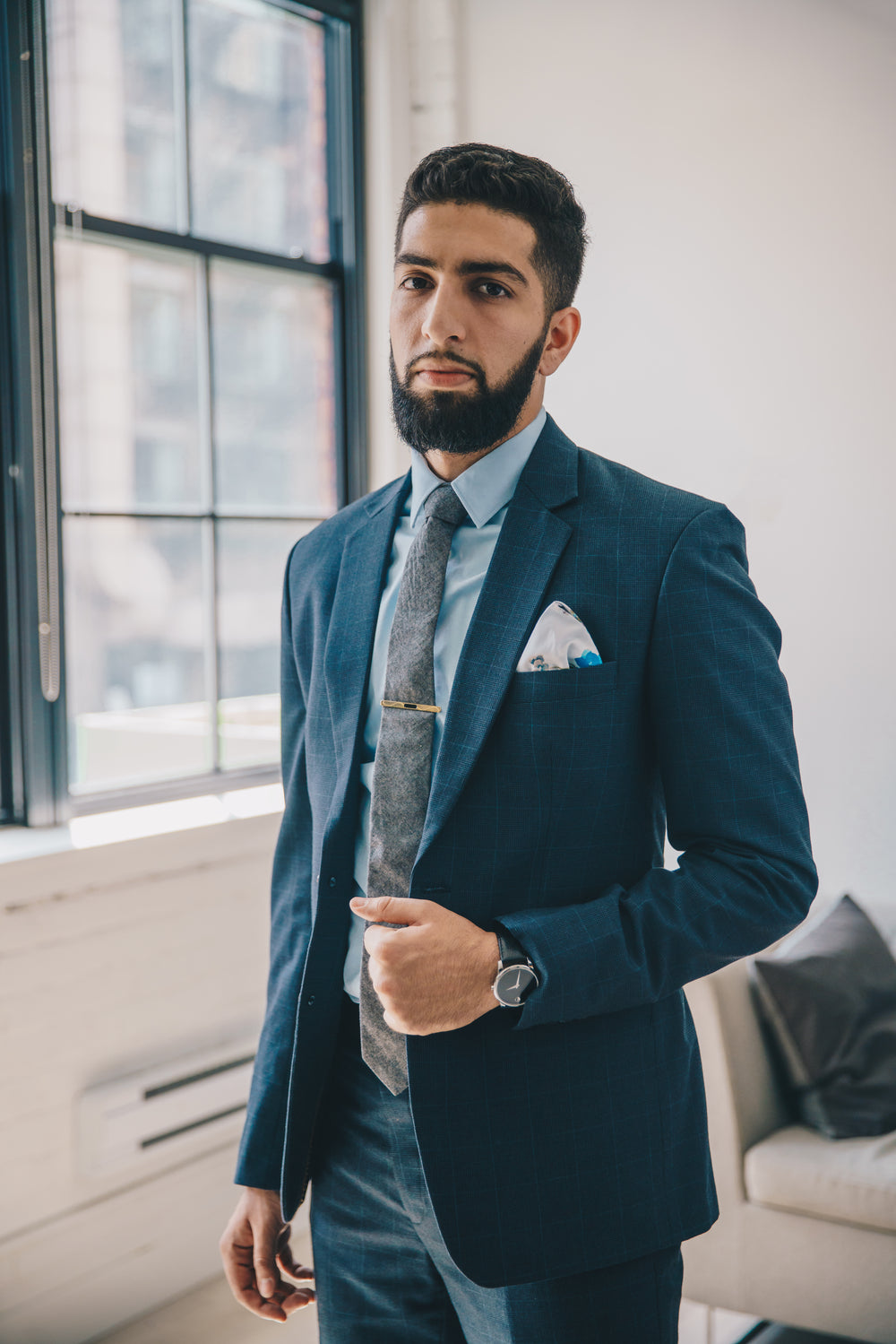 man in tailored suit