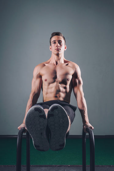 Picture of Man Lifting On Bars — Free Stock Photo