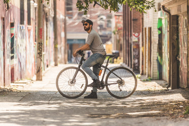 man on bike