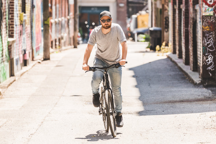 Man Riding Bike
