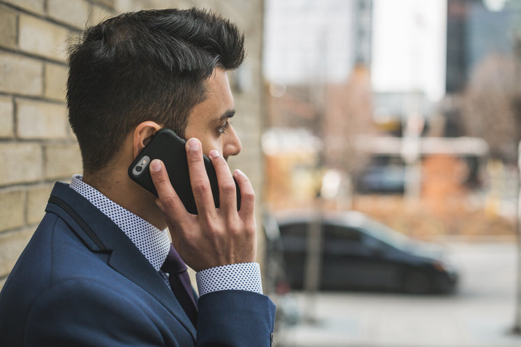 Man Talking On Cell Phone