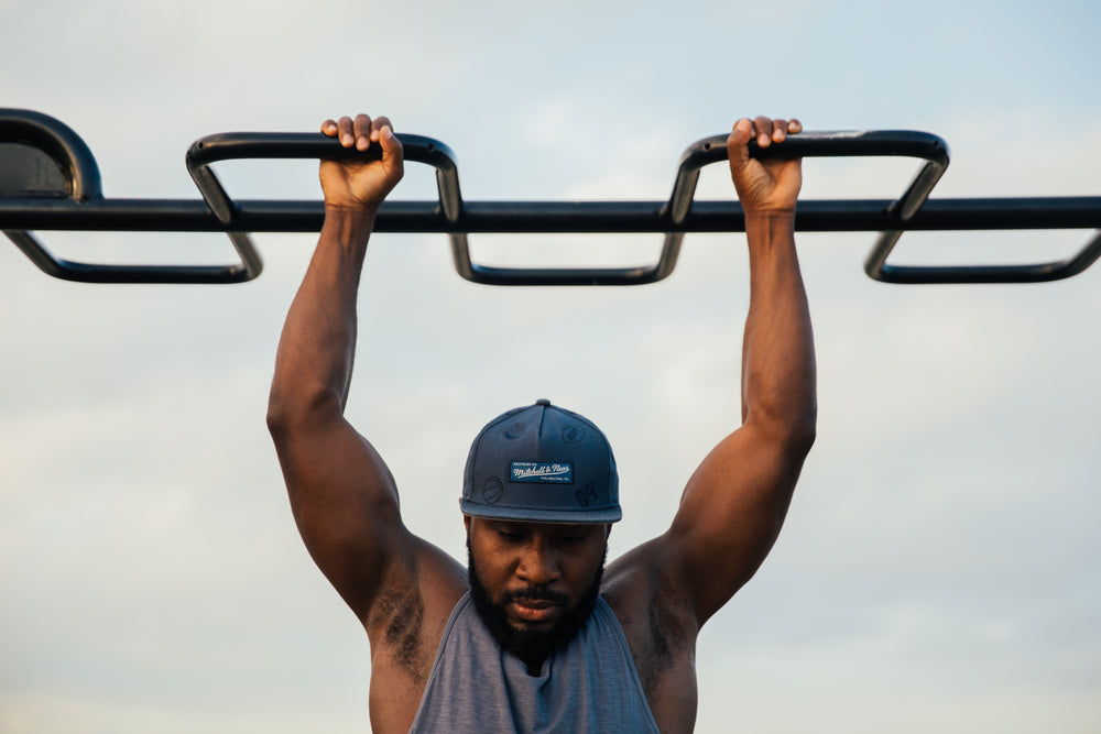 man working out