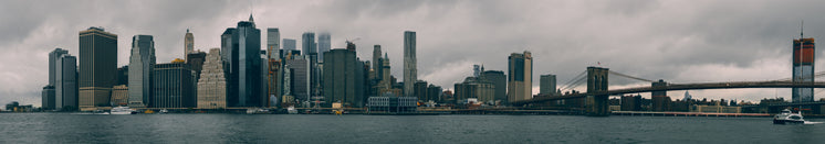 Manhattan New York Panoramic Skyline