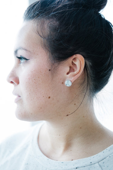 Picture of Marble Earrings - Free Stock Photo