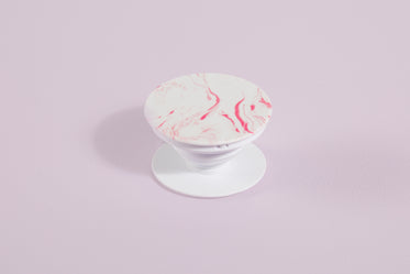 marble pink pop holder