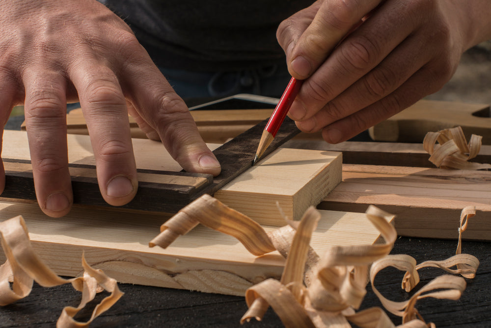 marking wood to cut