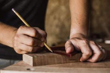 marking wooden block