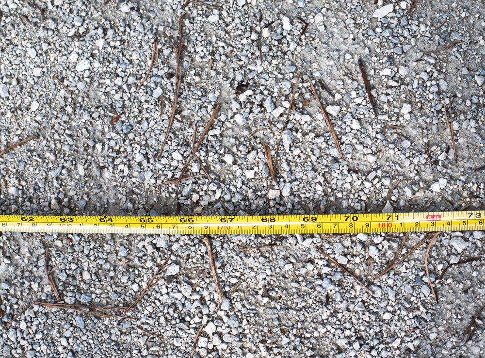 measuring tape on the ground