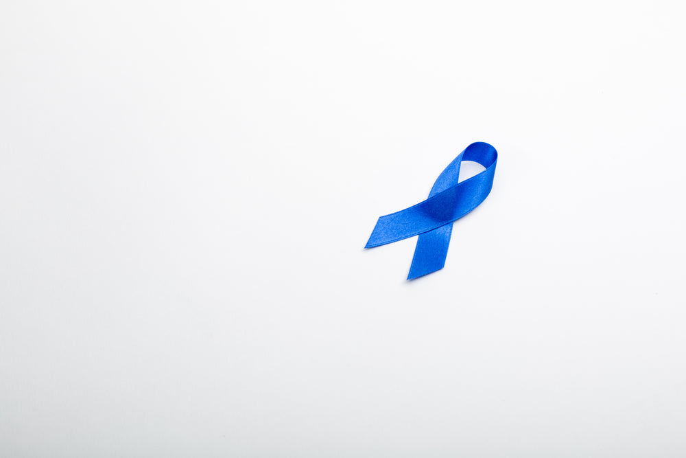 medium blue ribbon angle