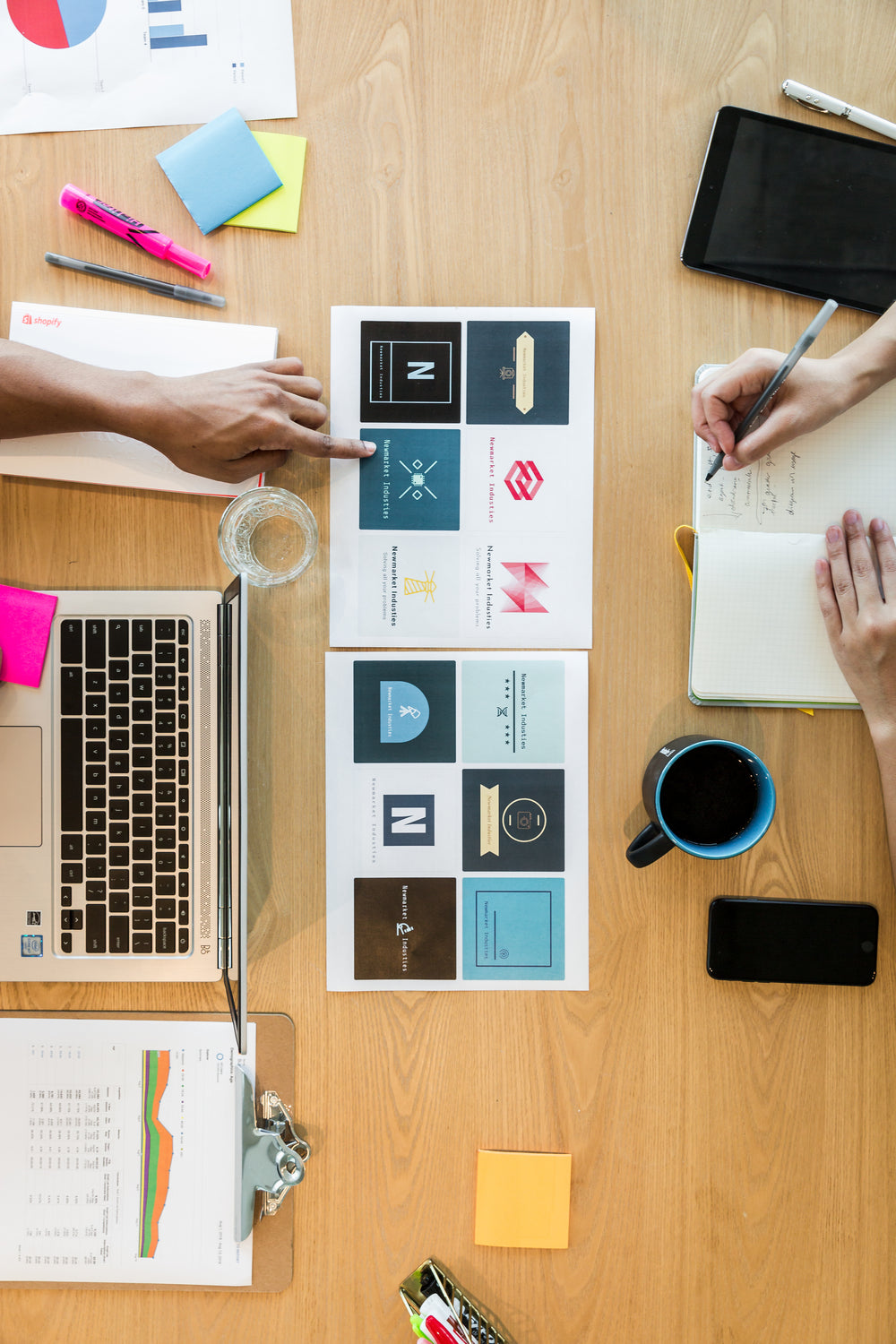 meeting flatlay