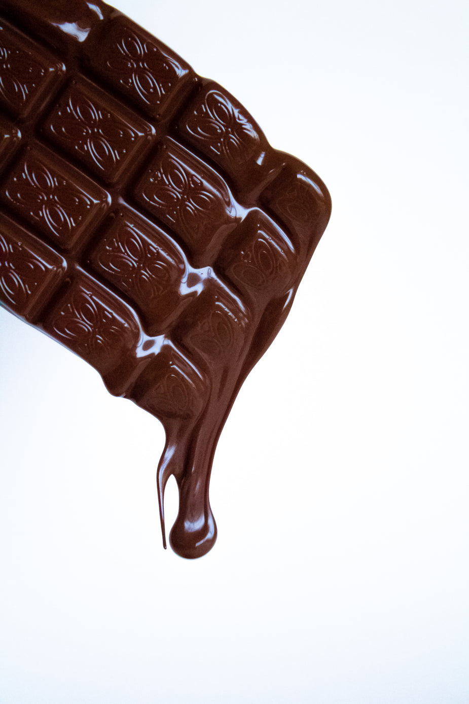 melted chocolate bar