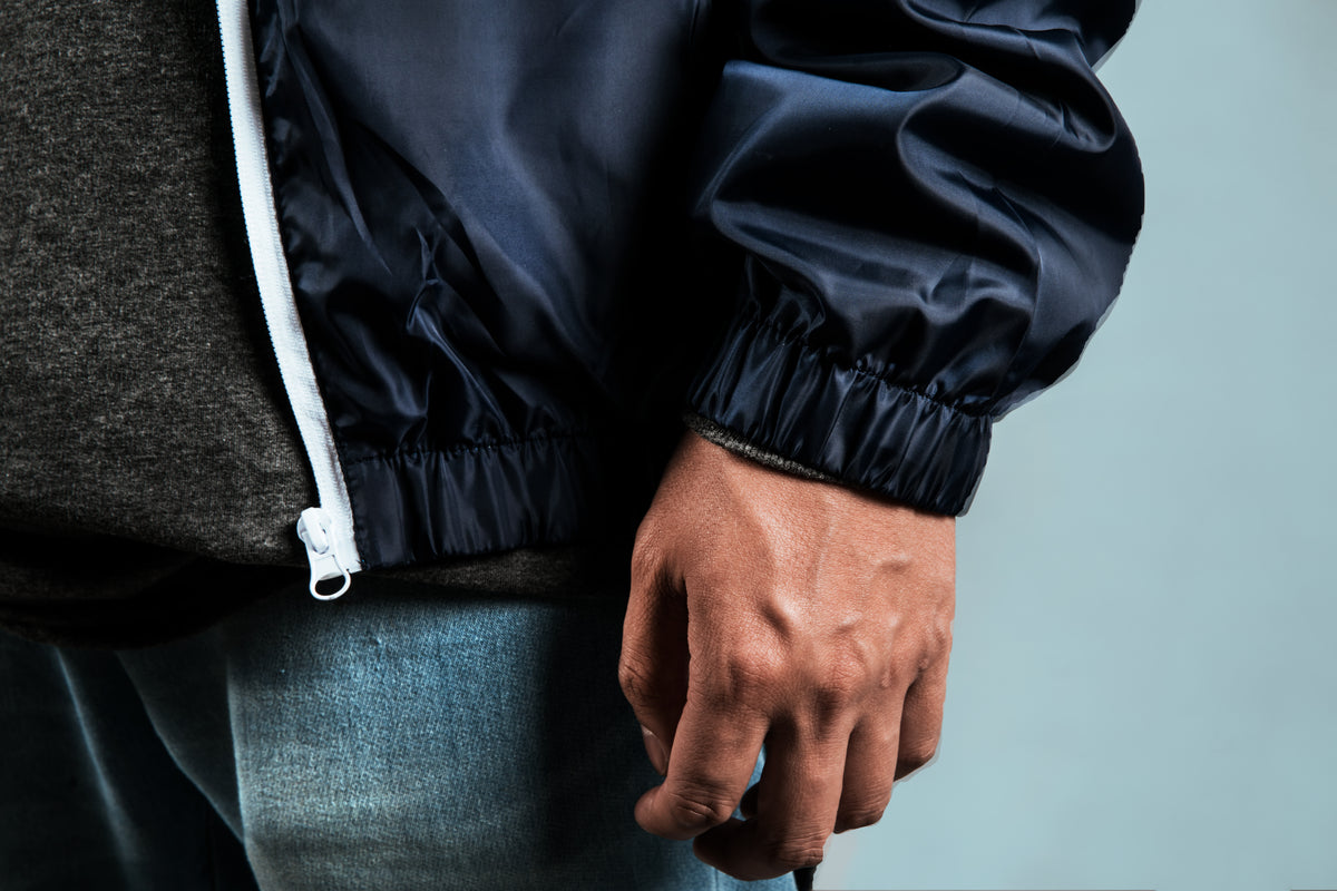 mens fashion wrist sleeve closeup