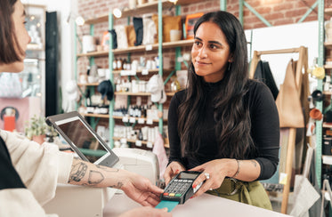 merchant taking credit card payment