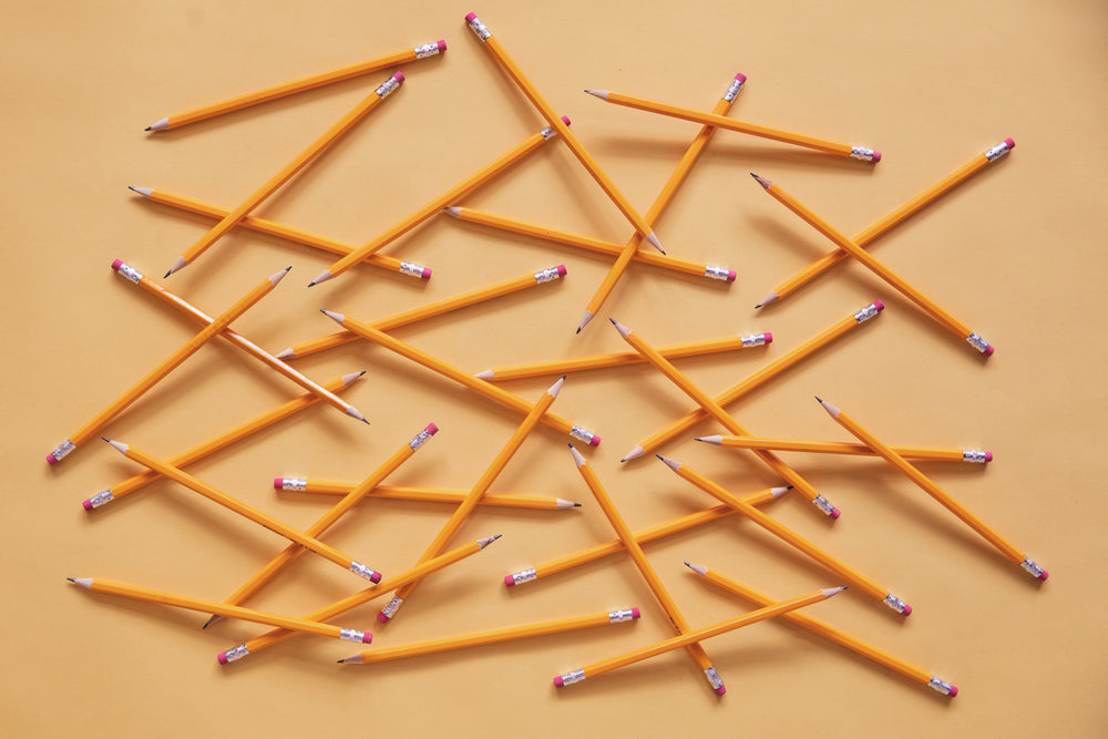 messy pencils