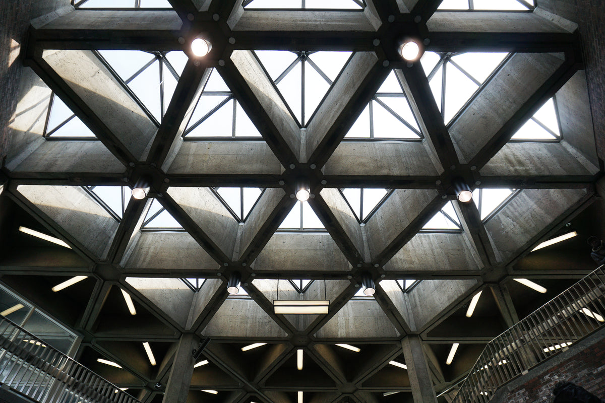 metro ceiling triangles