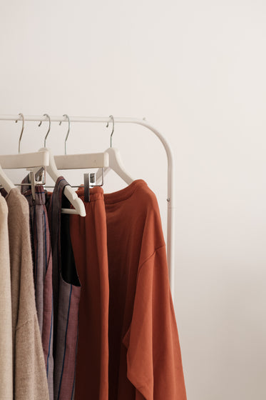 minimal clothing displayed in store