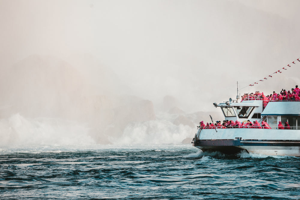 misty boat trip