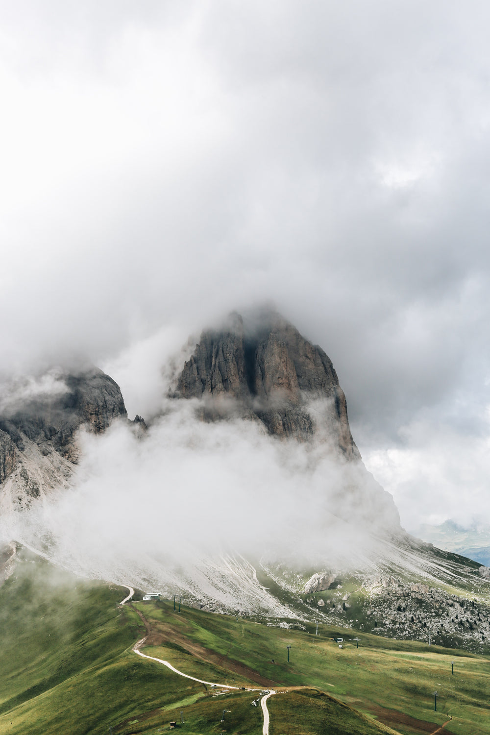 misty mountain road