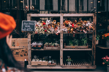 mixes flower stall