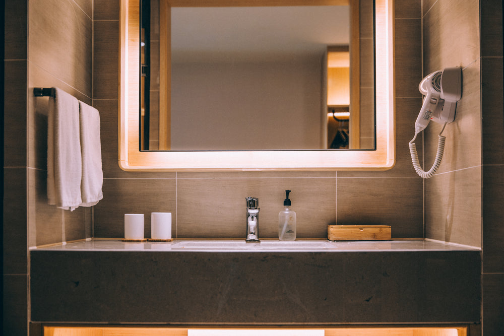 modern hotel bathroom