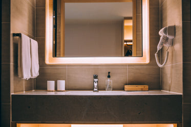 modern hotel bathroom