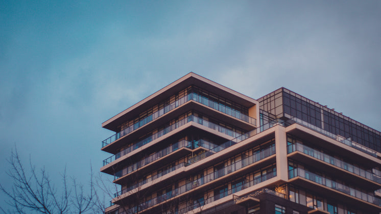 Modern Housing With Blue Sky