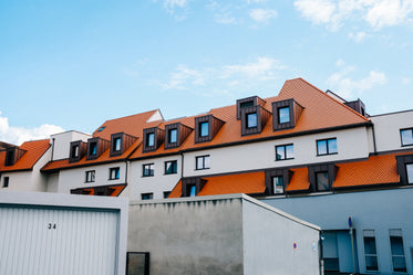 modern residential building under bright sun