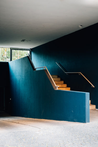 modern staircase outside building