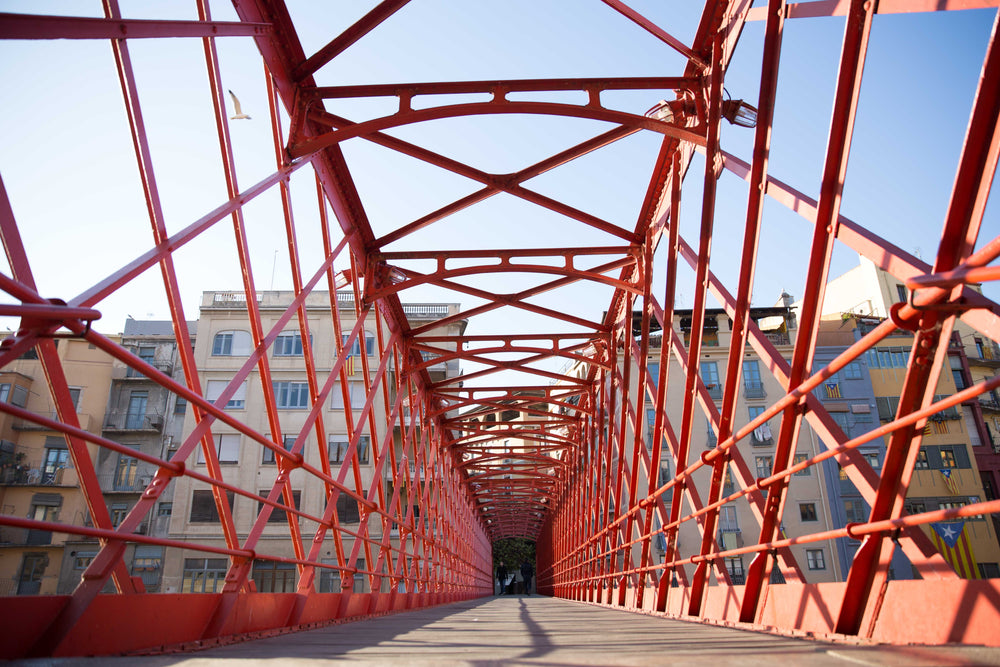 modern walking bridge
