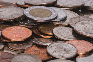 money coins close up