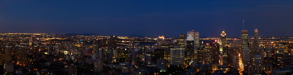 montreal city at night