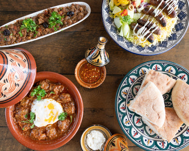 moroccan dining tagine and flatbreads