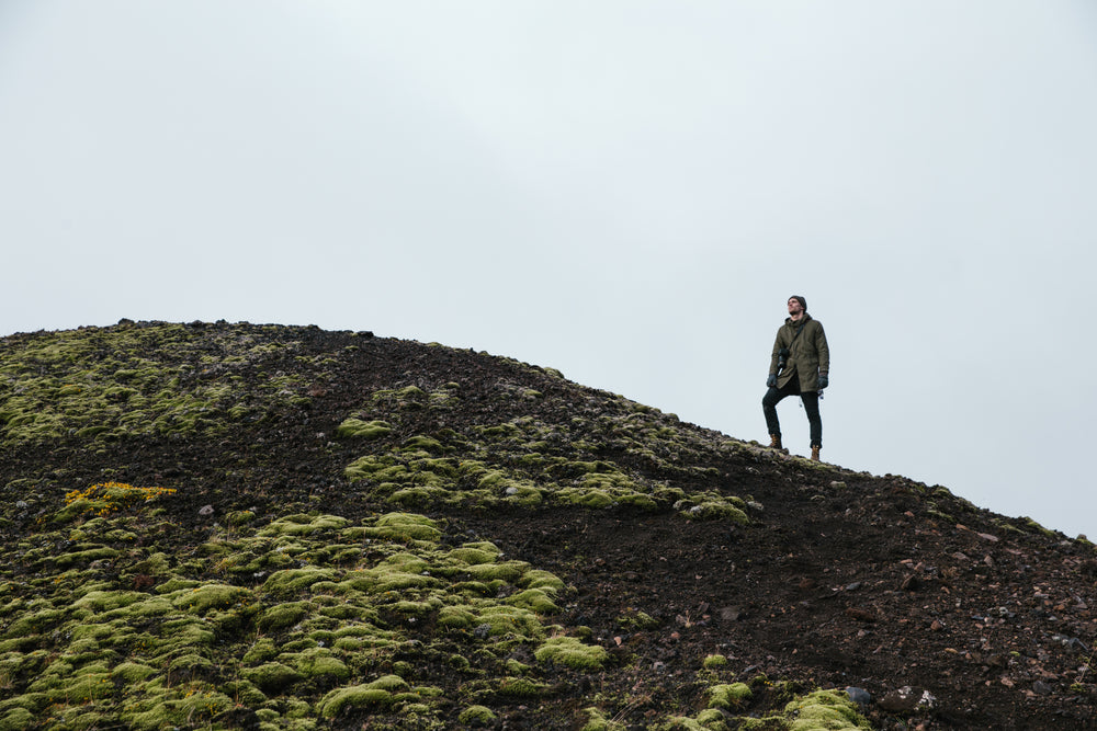 mossy rocky hike