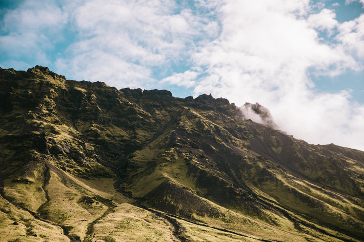 苔蘚火山山坡